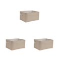 thumbnail image 4 of Maytalsory Sturdy Rope Handle Storage Bin Convenient And Reliable Storage Solution Beige 36*26*16 3Set, 4 of 6
