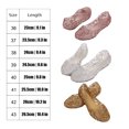 thumbnail image 4 of Xingzhi Chaussures Plates en Gelée Durables et Légères, Élégantes, pour Garde-Robe d'Été pour Femmes, Rose 37.1, 4 of 6