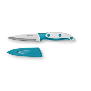 Starfrit Paring Knife, 3.5" Stainless Steel Blade, Rust & Stain Resistant, Protective Cover, Ergonomic Handle, Easy to Clean, Dishwasher Safe, Ideal for Fruits & Veggies