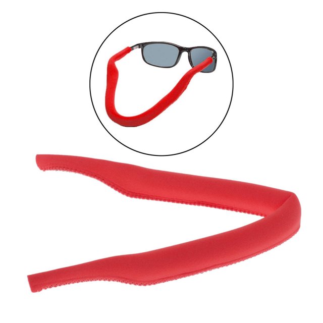 maskred Eyewear Retainer Durable Strap Goggles Float Cord Red 43cm 1Set