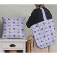 thumbnail image 5 of Soimoi Blue Rayon Fabric Triangle & Arrow Heart Printed Fabric 1 Yard 56 Inch Wide, 5 of 5