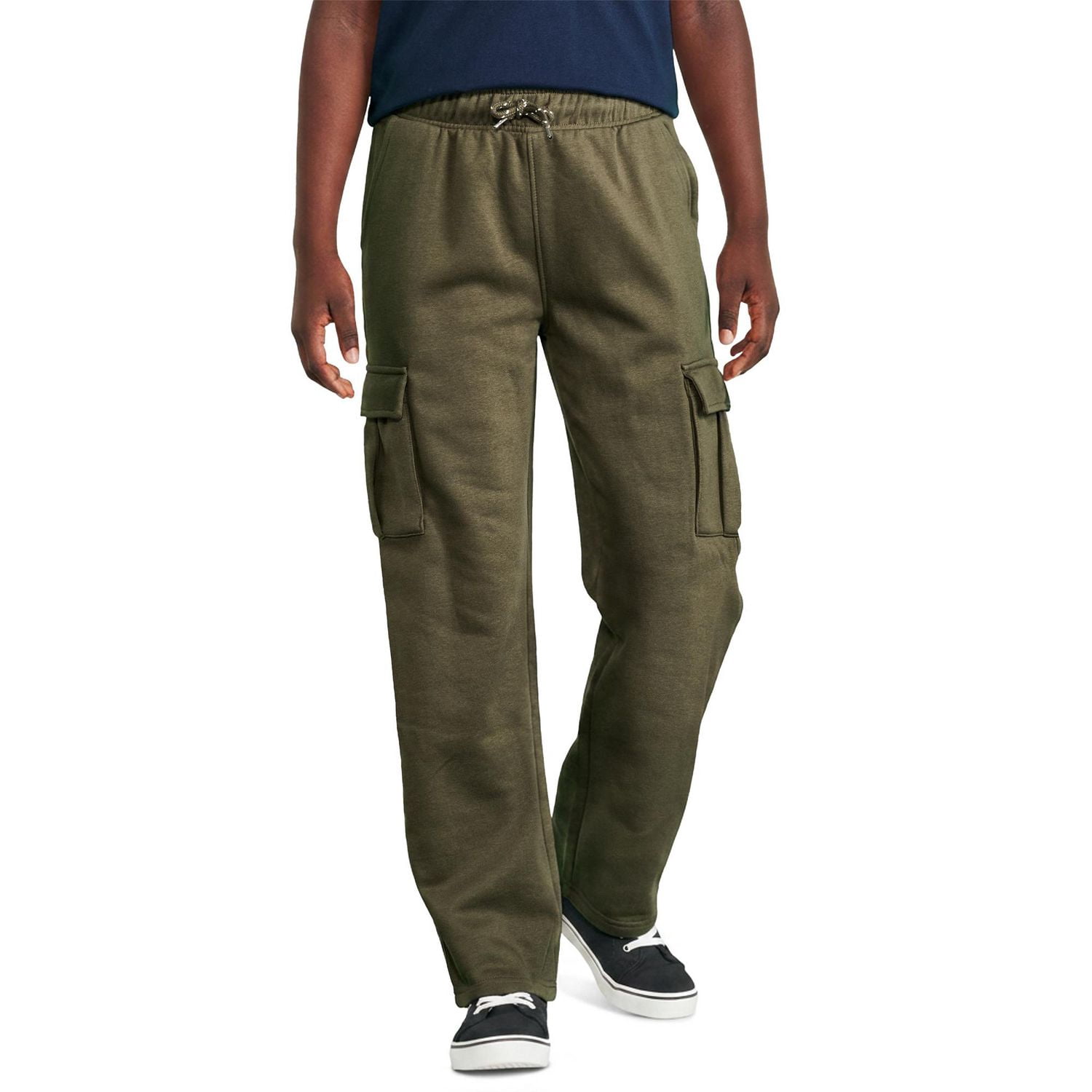 Pantalon de survêtement cargo en molleton George pour garçons