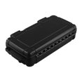 thumbnail image 3 of Black Hard Shell ABS Carrying Toolbox Shockproof Portable Toolbox Secure Tools Instrument Tool Storage Case, 3 of 5