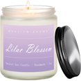 thumbnail image 1 of MOASITN Lilac Blossom Spring Soy Candle| Lavender,Lilac,Lemon Scented Candle for Home| Long Burning Aromatherapy Candle| Jar Candel Gift for Women,Men as Birthday,Relaxing,Housewarming Gifts| 7oz, 1 of 8