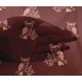 thumbnail image 4 of oneOone Viscose Chiffon Fabric Branch & Owl Block Printed Fabric 1 Yard 42 Inch Wide, 4 of 4
