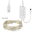 thumbnail image 1 of Fée Lumière Chaîne USB WIFI Bluetooth Télécommande Contrôle Grandes Perles Fil de Lumière, 1 of 9