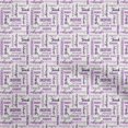 thumbnail image 1 of oneOone Cotton Silk Purple Fabric Text Sewing Craft Projects Fabric Prints By Yard 42 Inch Wide, 1 of 5