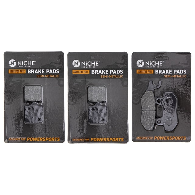 Niche Semi-Metallic Brake Pad Set for 1994-17 Triumph Speed Triple Motorcycle MK1002777