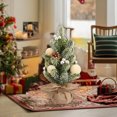 thumbnail image 2 of Boovnll Mini Christmas Tree, 14" Realistic Artificial Berries Pinecones Small Xmas Tree Ornaments & Presents Christmas Tree for Holiday Tabletop, Centerpieces, Party Decor, Christmas Decorations, 2 of 7