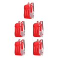 thumbnail image 1 of kurtrusly 1/2/3/5 Nylon Waterproof And Durable Camping Hiking Backpack For Convenient Travel Making Easy To Fold RED 5PCS, 1 of 6