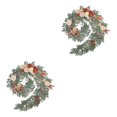 thumbnail image 3 of mmirethe Durable Artificial Flower Table Runner - Good Texture Exquisite Crafted Decoration Wedding Brown 2Set, 3 of 6