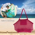 thumbnail image 4 of maskred Versatile Beach Toys Bag Durable Mesh Tote for Poolside Adventures Rose Red Large 1Set, 4 of 6