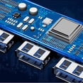 thumbnail image 3 of Riwcyla Type C to USB 3.0 Hub 4 Ports 4,in,1 Docking Station Ultra Slim USB Splitter and Play Compatible with MacBook ProAir Surface Pro XPS PC Flash Drive, 3 of 6