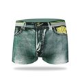 thumbnail image 3 of TIHLMK Mode Boxeurs en Denim Imprimé pour Hommes avec Poches, 3 of 8