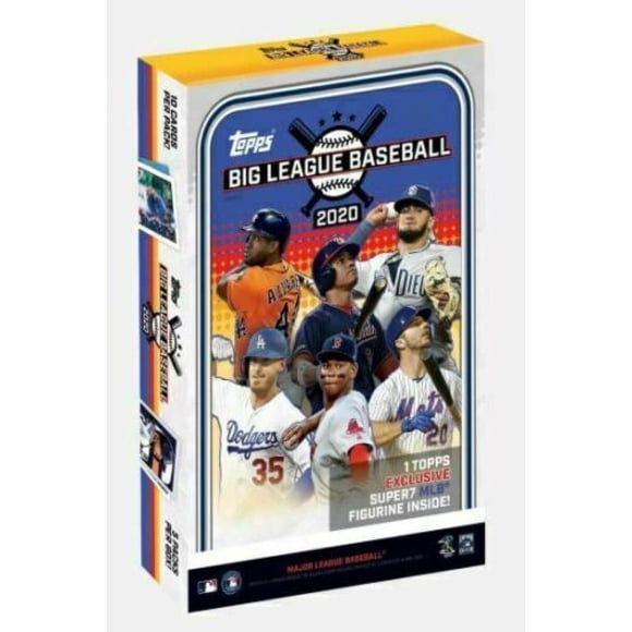 Boîte de Baseball Topps Big League 2020 Scellée en Usine + Figurine Exclusive