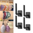 thumbnail image 2 of 4pc Hat Rack for Wall - Organizer for Baseball Caps Hooks for Wall No Drilling Hangers Closet Cowboy Hat Holder Display, 2 of 6