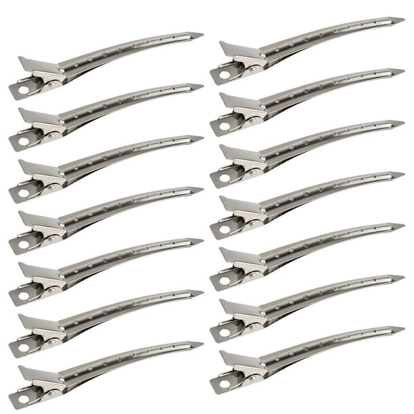 Hair Clips, 12 Pack Hair Clips for Styling and Sectioning, No -Trace Hair Clips for Thick and Thin Hair - Professional Salon Hair Clips