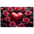 thumbnail image 1 of Heart Balloons Backdrop Background Wall Banner Valentines Day Party Decorations Romantic Celebration Event Decor Wedding Photography Prop, 1 of 4