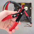 thumbnail image 4 of Red Black Anti-Slip Cable Stripper Stripping Hand Tools Cutting Thin Wires For Stripping, 4 of 8