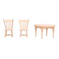 thumbnail image 3 of <p>Dollhouse Round Table, Dollhouse Kitchen Furniture Exercise Imagination Exquisite Workmanship 3pcs  For Living Room For Bedroom For Study</p>, 3 of 7