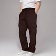 thumbnail image 2 of XZNGL Boys Sweatpants, Drawstring Waist, Multiple Pockets, Polyester Fabric, Relaxed Fit, Ankle-Length Jogger Style, for Daily Wear and Outdoor Activities, 2 of 7