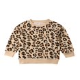 thumbnail image 1 of EIMELI Bébé Filles Garçons Enfants Léopard Pull-Over Tops Blouse Vêtements, 1 of 5
