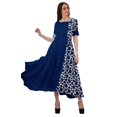 thumbnail image 2 of Moomaya Robe Midi en Viscose à Imprimé Style Santoon, Encolure Dégagée, Décontractée, pour Femmes, 2 of 4
