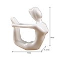 thumbnail image 5 of Elodie Ceramic Yoga Posture Figure Decorative Ornament Handicraft Collections Arts for 9x3.5x9cm, 5 of 5