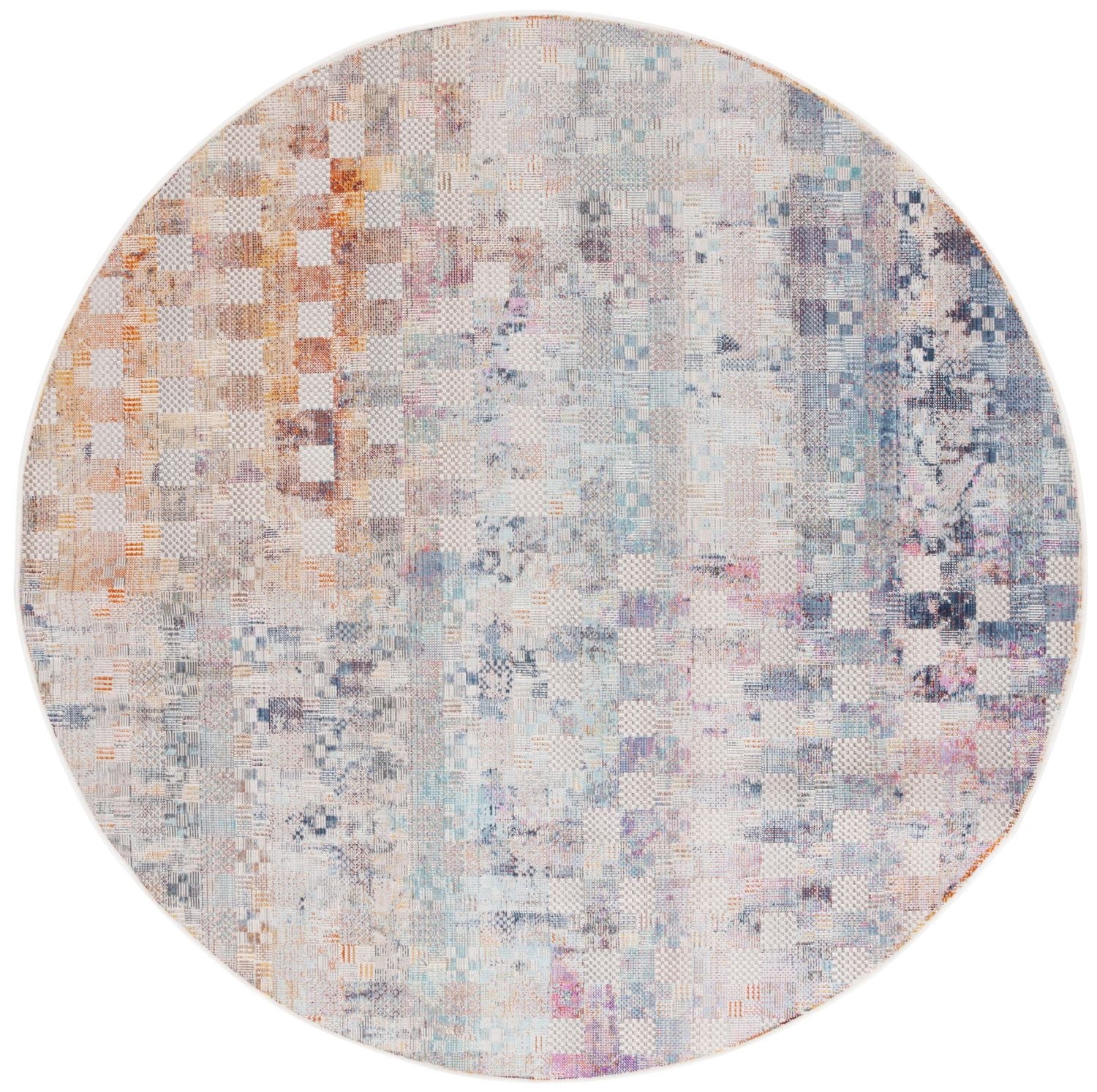 SAFAVIEH Rainbow Jamel Abstract Indoor/Outdoor Area Rug