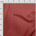 thumbnail image 3 of oneOone Coton Flex Rouge Tissu Rétro Minimal Burger Matériel de Couture Tissu Imprimé au Yard 40 Pouces de Large, 3 of 5