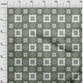 thumbnail image 3 of oneOone Cotton Poplin Twill Dusty Green Fabric Geometric Craft Projects Decor Fabric Printed By The Yard 56 Inch Wide, 3 of 4