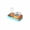 Orange, variant on DcGZvy Outdoor Cat Food and Water Bowl Set Puppy Dog Bowl, Non Slip Cat Bowls Cute Dog Bowls, Indoor Cat Bowl Small Water Bowl