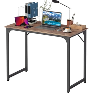 BestOffice Computer Desk, Modern Home Office Desk, Writing Study Table, Vintage Style PC Workstation, Small Office Desk for Bedroom, Living Room