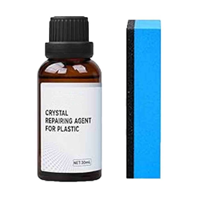 Jubipavy Ensemble de 30ml d'Agent de Rénovation en Plastique pour Décoration Intérieure Automobile Agent de Rénovation pour Panneau d'Instruments Polissage Plastique Cuir