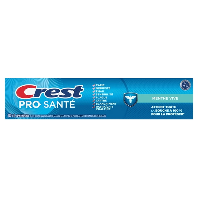 Crest Pro-Santé Dentifrice à Formule Douce, Pâte Menthe Vive