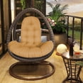 thumbnail image 1 of Thickened Enlarged Hanging Chair Swing Cushion With Non Slip Breathable Fabric Indoor Outdoor Comfort Support For Back And Hips Durable Material, 1 of 8