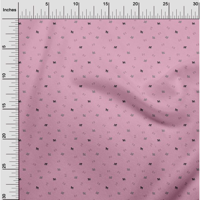 oneOone Cotton Flex Fabric Dogs Animal Printed Craft Fabric BTY 40 Inch Wide