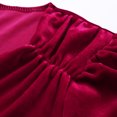 thumbnail image 4 of Ketyyh-chn99 Robes de Soirée pour Femmes Robe de Mariage Col en V Manches Courtes Robe de Soirée Élégante Robe Maxi de Fête Rouge,P, 4 of 5
