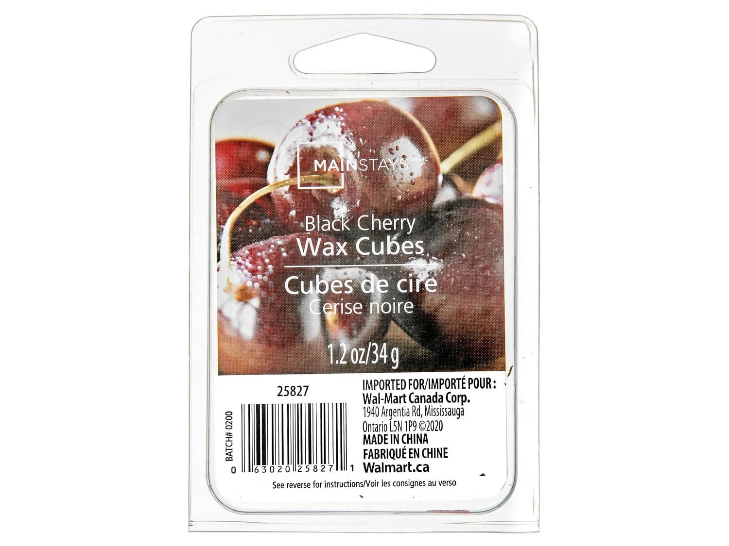 MAINSTAYS BLACK CHERRY SCENTED WAX MELTS