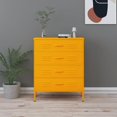 thumbnail image 4 of vidaXL Commode pour Chambre à Coucher Buffet Armoire de Rangement Acier, 4 of 6