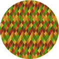 thumbnail image 1 of Ahgly Tapis Rond Lavable en Machine Intérieur Transitionnel Vert Pistache, 4 Pieds Rond, 1 of 7