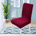 thumbnail image 3 of XYAIYT Elastic Stretch Dining Room Chair Covers,Polyester Fleece Slip-Resistant Kitchen Chair Protectors,Soft for Home,Hotel,Party Use, 3 of 5