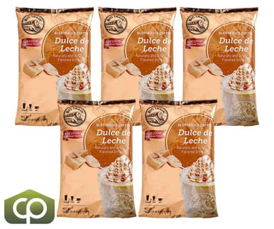 Big Train Dulce de Leche Blended Ice Coffee Mix – Toasted Latin Caramel & Arabica Intensity, 3.5 lb. (1.59 kg) Bag – Professional 5/Case Bulk Pack