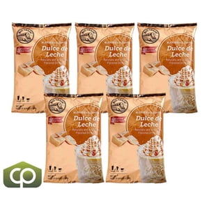 Big Train Dulce de Leche Mélange de café glacé mélangé – Caramel latin grillé & Arabica Intensité, 3.5 Lb. (1.59 kg) Sachet – Professionnel 5/Case Emballage en vrac