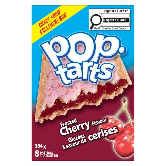 Tartelettes Pop-Tarts® Glacées à saveur de cerises, 384 g, 8 Tartelettes