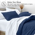 thumbnail image 3 of Bare Home Pillow Sham Set - Premium 1800 Collection - Double Brushed - Queen, Dark Blue, 3 of 7