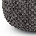 thumbnail image 3 of SIMPLIHOME Renee Round Poufs, 20 inch, Dove Grey, 3 of 5
