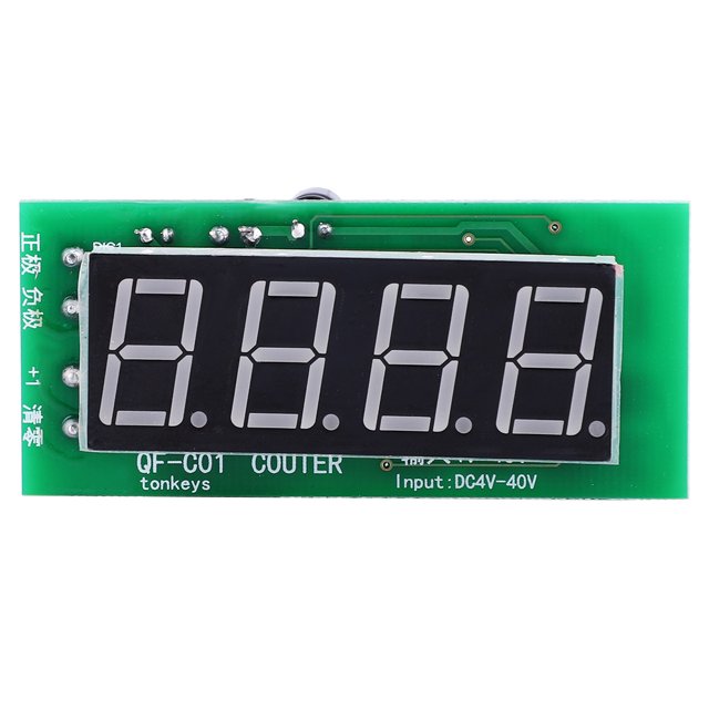 Module de Compteur, Équipement Électrique Stable à 4 Chiffres DC4-40V 0-9999 pour l'Industrie