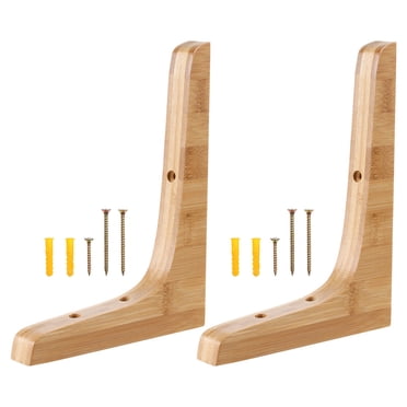 MIANGASTORE 2pcs Shelf Support Bracket Wall Shelf Bracket Triangle Wooden Shelf Bracket Holder
