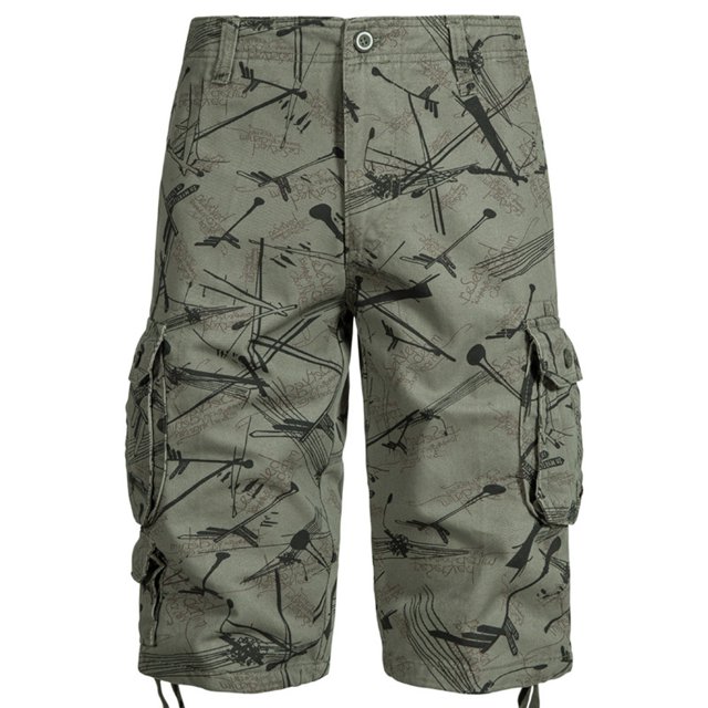 Quick Dry Pants Men Mens Directional Sign Work Shorts Mid-Waist Multi-Pocket Five-Piece Pants Casual Shorts Pants Swim Trunks Men Short Quick Dry Shorts Men Lightweight Work Pants for Men